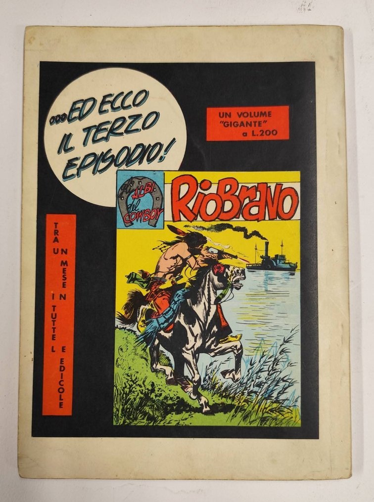 Gli Albi del Cowboy n° 2 - L'Ombra del Passato - 1 Comic - Eerste druk - 1963 #1.0