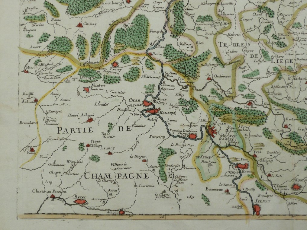 Λουξεμβούργο - Bastogne / Arlon / Diekirch / Namur; Pierre Duval - Le Duché de Luxembourg et la Comté de Namur - 1661-1680 #4.3