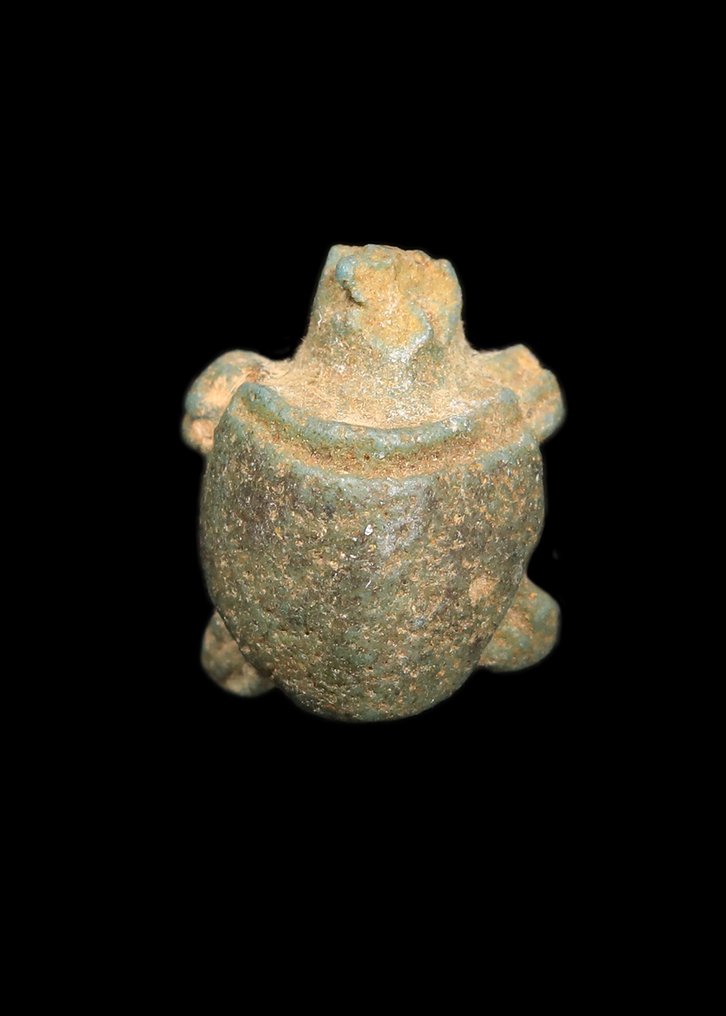 Αρχαία Αίγυπτος, Νέο Βασίλειο Faience Turtle Amulet #1.0