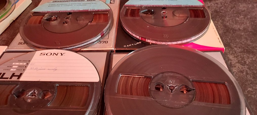 sony,agfa,akai,basf,ampex - reels Reel to reel-lyd #3.2