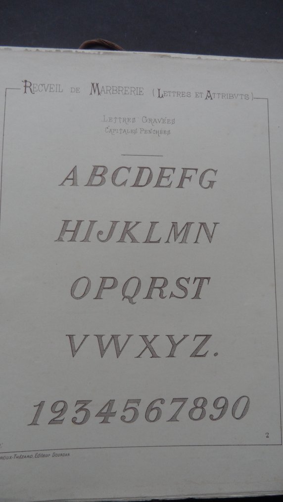 Raymond Bilard - Recueil de Marbrerie [+2] - 1892 #3.2