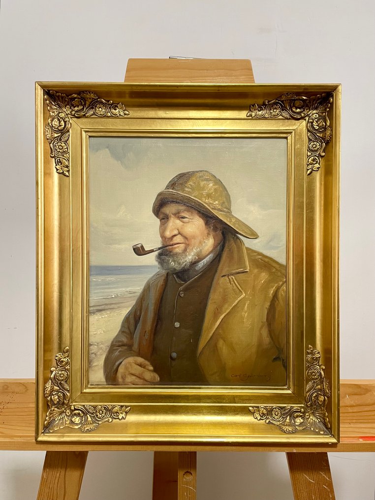 Niels Walseth (1914-2001) - Portrait eines Fischermann #1.0