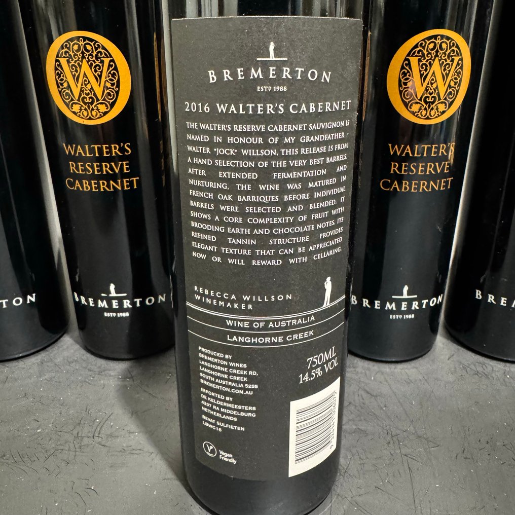 Bremerton Walter's Reserve Cabernet - 南澳大利亞 - 5 瓶 (0.75L) #4.3
