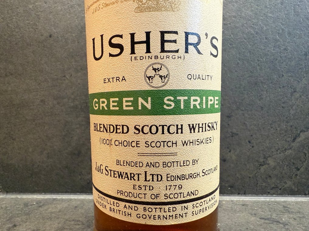 Usher's Green Stripe  - b. 1970-luku - 75cl #1.0