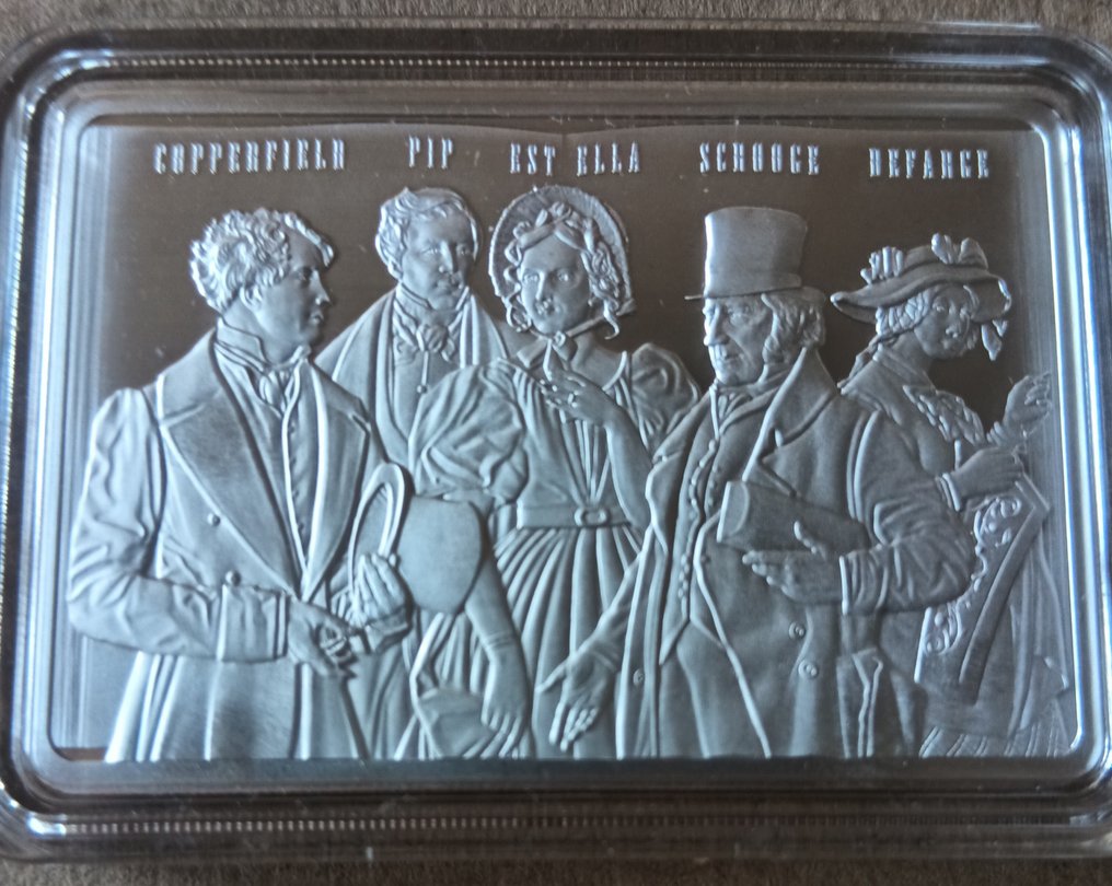 Niue. 2 Dollars 2015, Proof " Charles Dickens " 1 oz (Zonder minimumprijs) #3.2