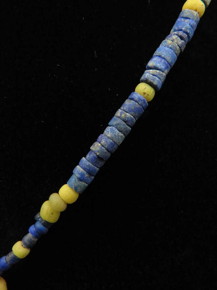 Bactrian + Roman 由青金石和玻璃珠制成的手链 - 43 cm (没有保留价) #3.2