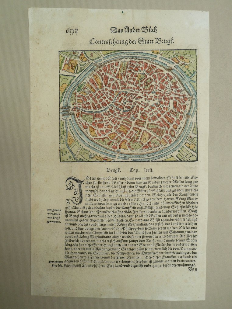 Belgium - Brugge; Sebastiaan Münster - Contrasehtung der Statt Brugt - 1561-1580 #1.0