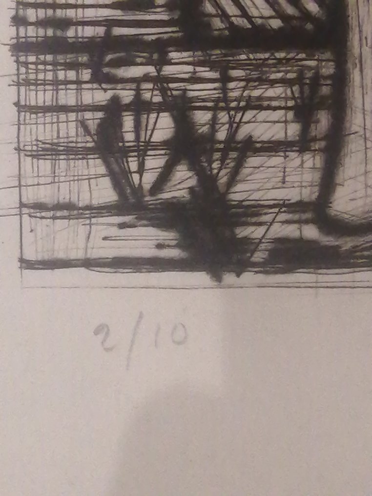 Bernard Buffet (1928-1999) - L'arrestation, La Passion du Christ #1.0