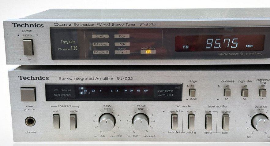 Technics - ST-S505 / SU-Z22 - Tuner - Audio amplifier - Multiple models #2.1