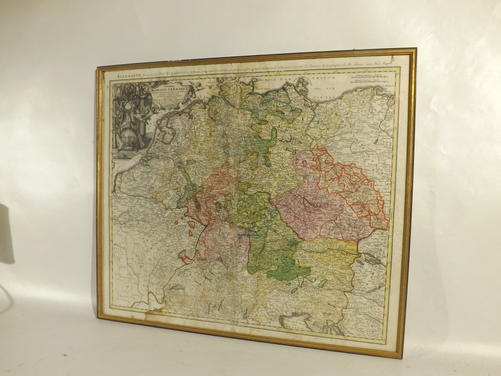 Németország - Szent Római Birodalom (Németország, Közép-Európa); Baptist Homann - Imperii Romano-Germanici in Suos Status et Circulos Divisi – Tabula Generalis - 1701-1720 #1.0