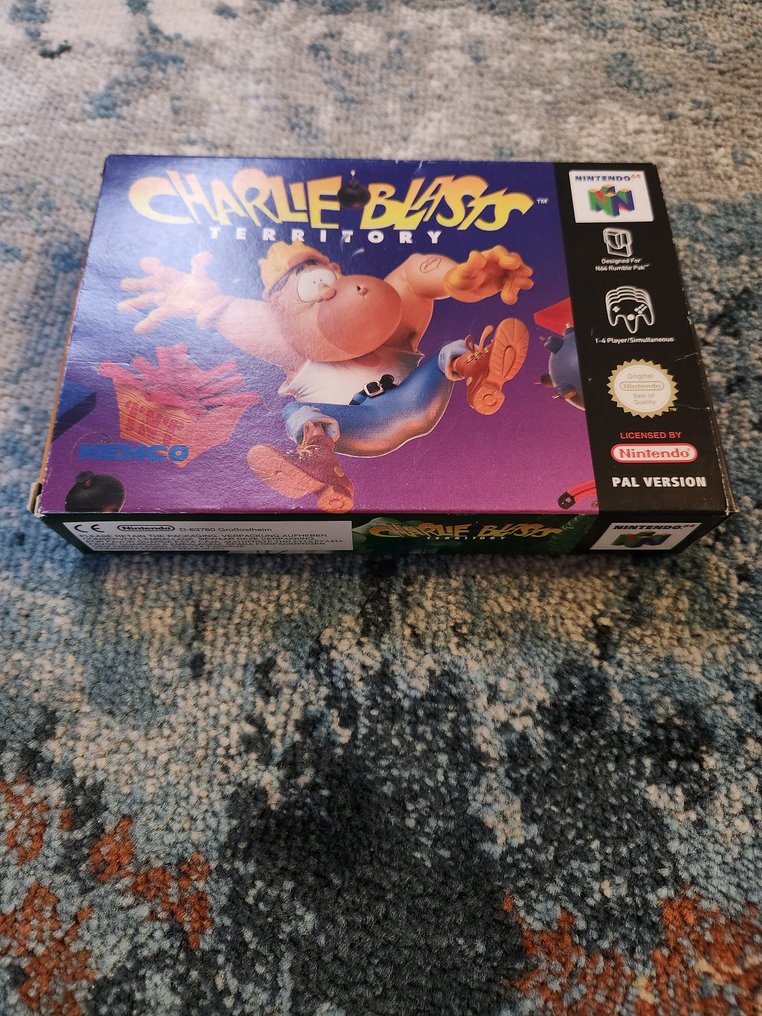 Nintendo - Nintendo 64 - Charlie Blasts Territory EUR CIB N64 pal - Video game - In original box #1.0
