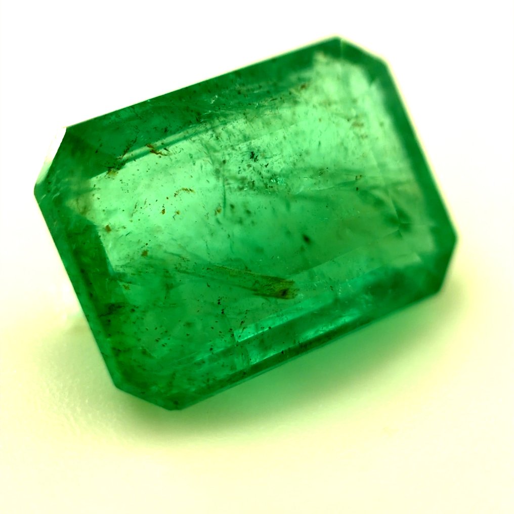 χωρίς τιμή ασφαλείας - 1 pcs Πράσινο Σμαράγδι - 2.35 ct - International Gemological Institute (IGI) - Φυσικό σμαράγδι #2.1
