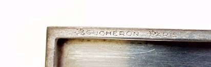 Boucheron, Paris - Scatola - .950 argento - Portadocumenti per visite in stile Art Deco. #4.3