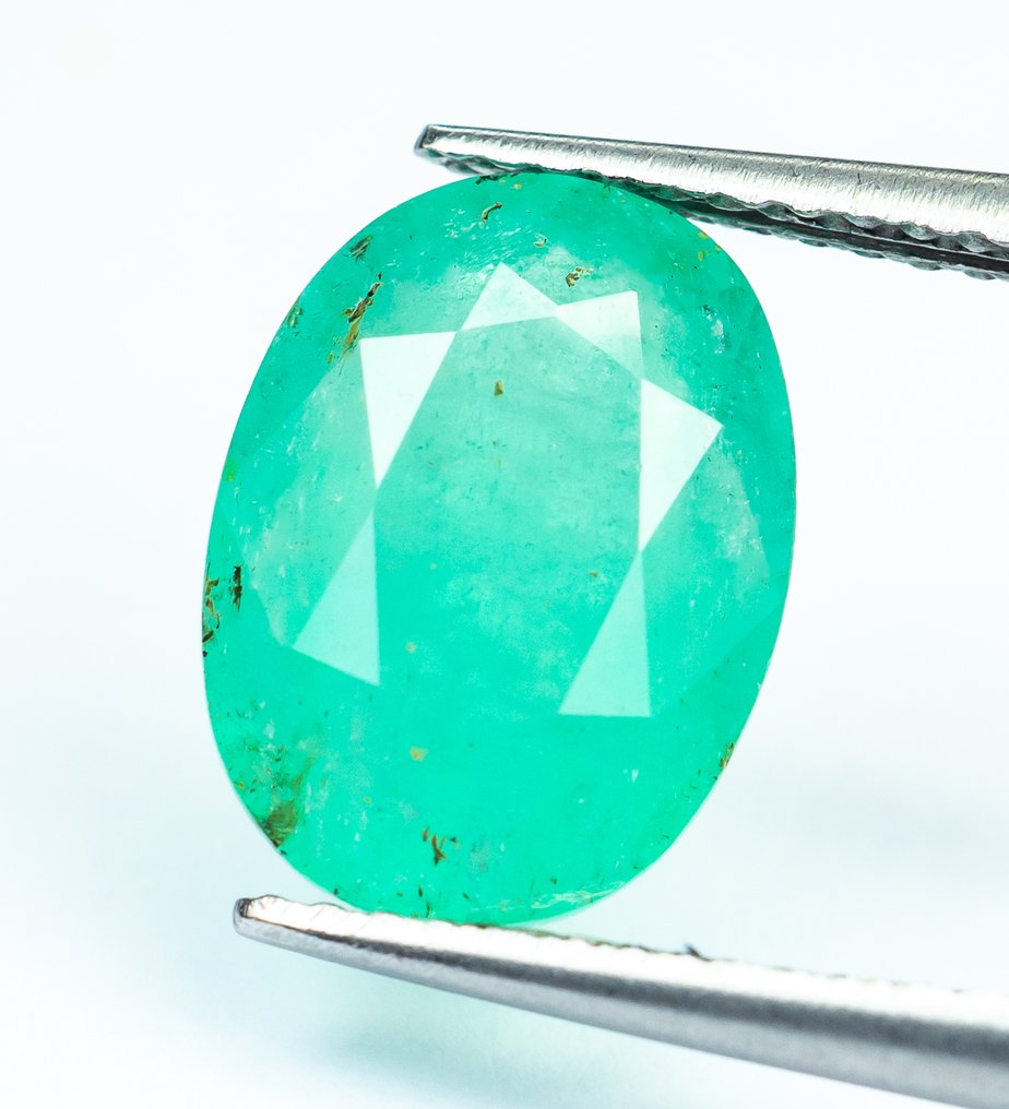 Ingen reservasjonspris Smaragd - 3.64 ct - Bellerophon Gemlab - Green (Nigeria) #2.1