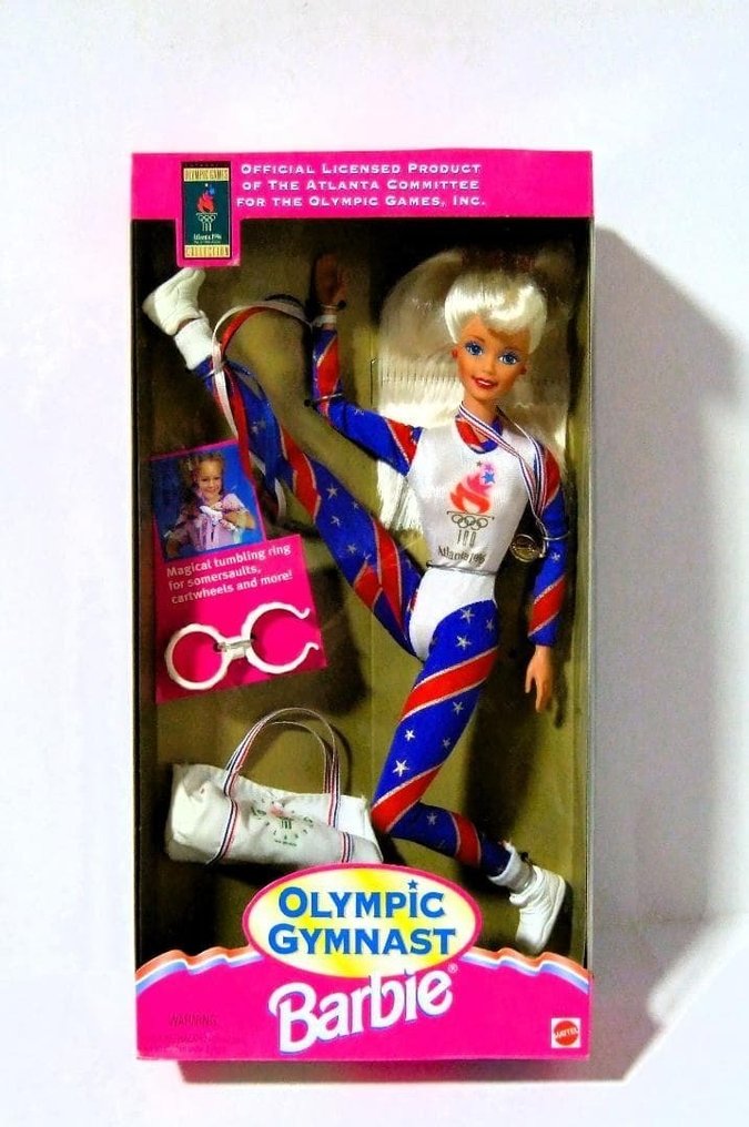 Mattel  - Κούκλα Barbie Barbie Olympic Gymnast Atlanta 1996 – Unopened with Original Box - Î—Î Î‘ #1.0