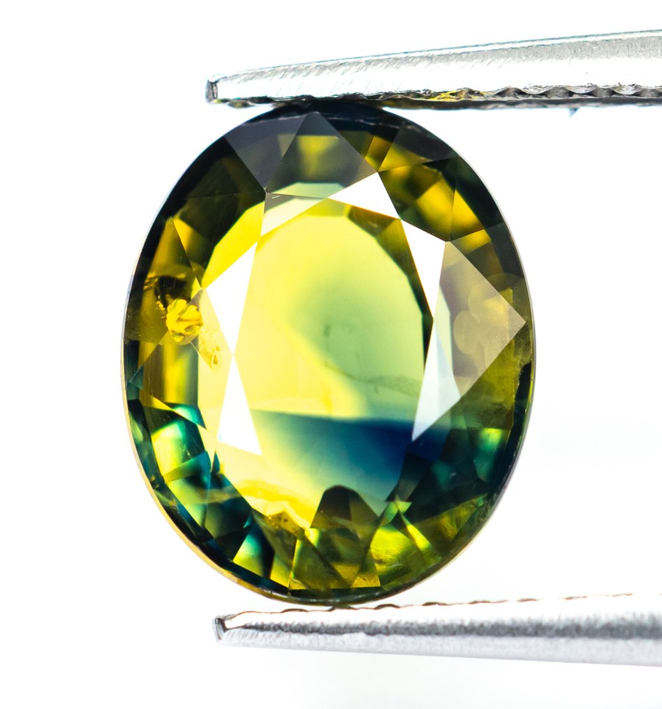 Zonder minimumprijs Saffier  - 3.43 ct - Bellerophon Gemlab - Multi-Color #1.0