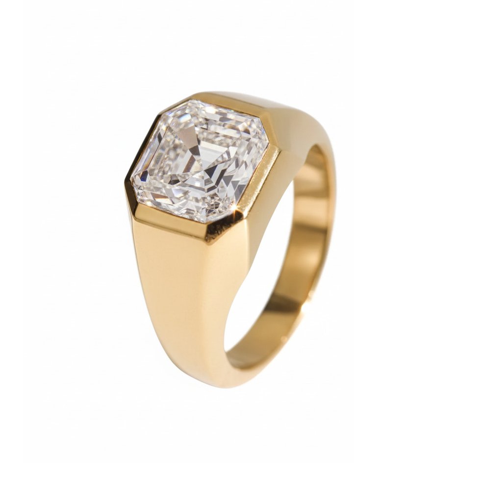 戒指 - 14 克拉 黃金 -  2.60ct. tw. 鉆石 (實驗室培育) #1.0