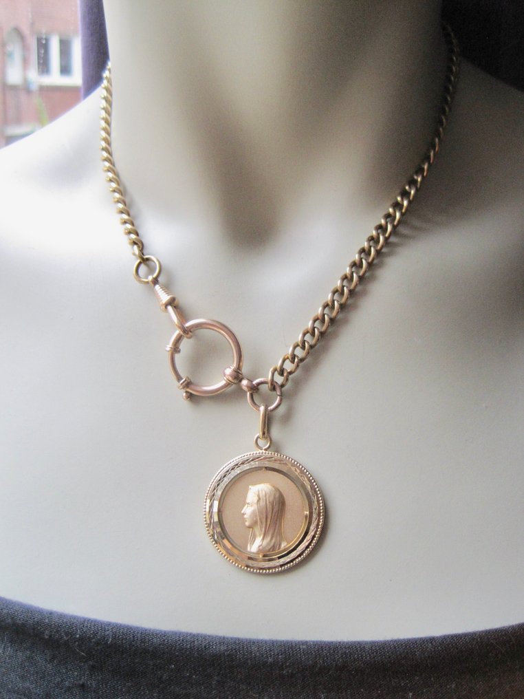 χωρίς τιμή ασφαλείας - Στολίδι στήθους Επιχρυσωμένο - παλαιό ρολόι αλυσίδας #1.0