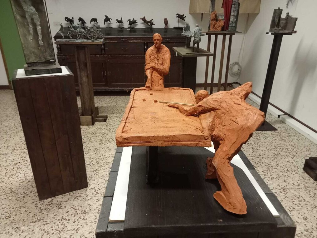 Danilo Cassano - Rzeźba, Batter d' occhio - 30 cm - Ceramika - 2023 #1.0