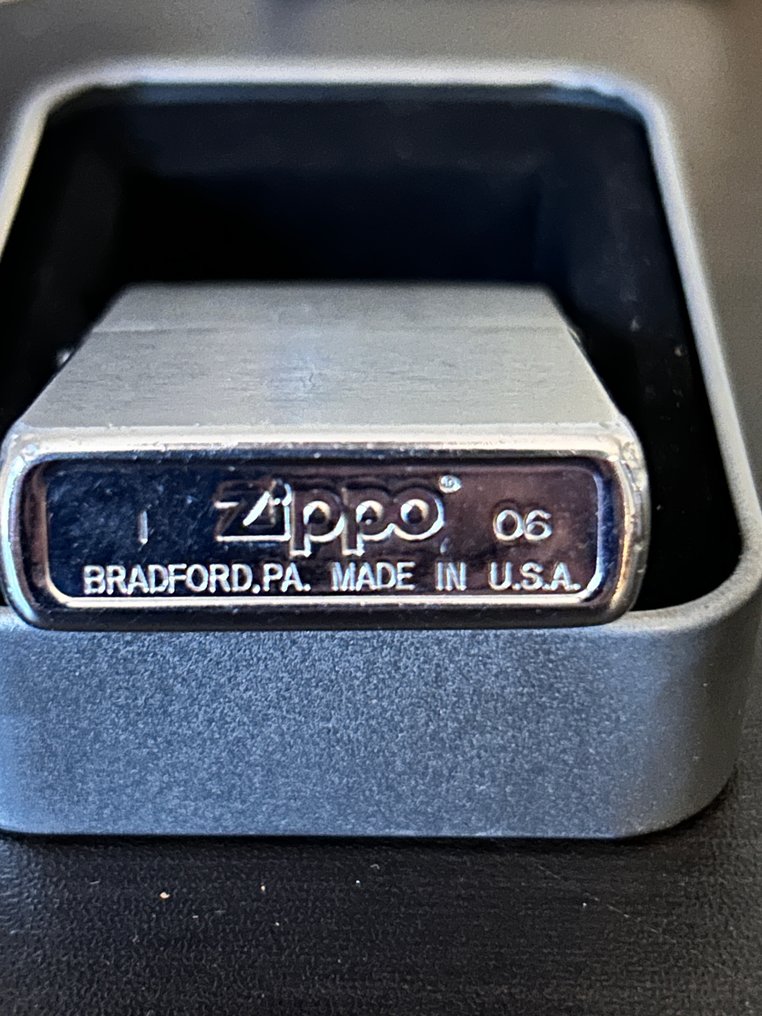 Zippo - I06-Brushed silver colour- Zippo - Sem preço de reserva - Isqueiro - Aço #3.2