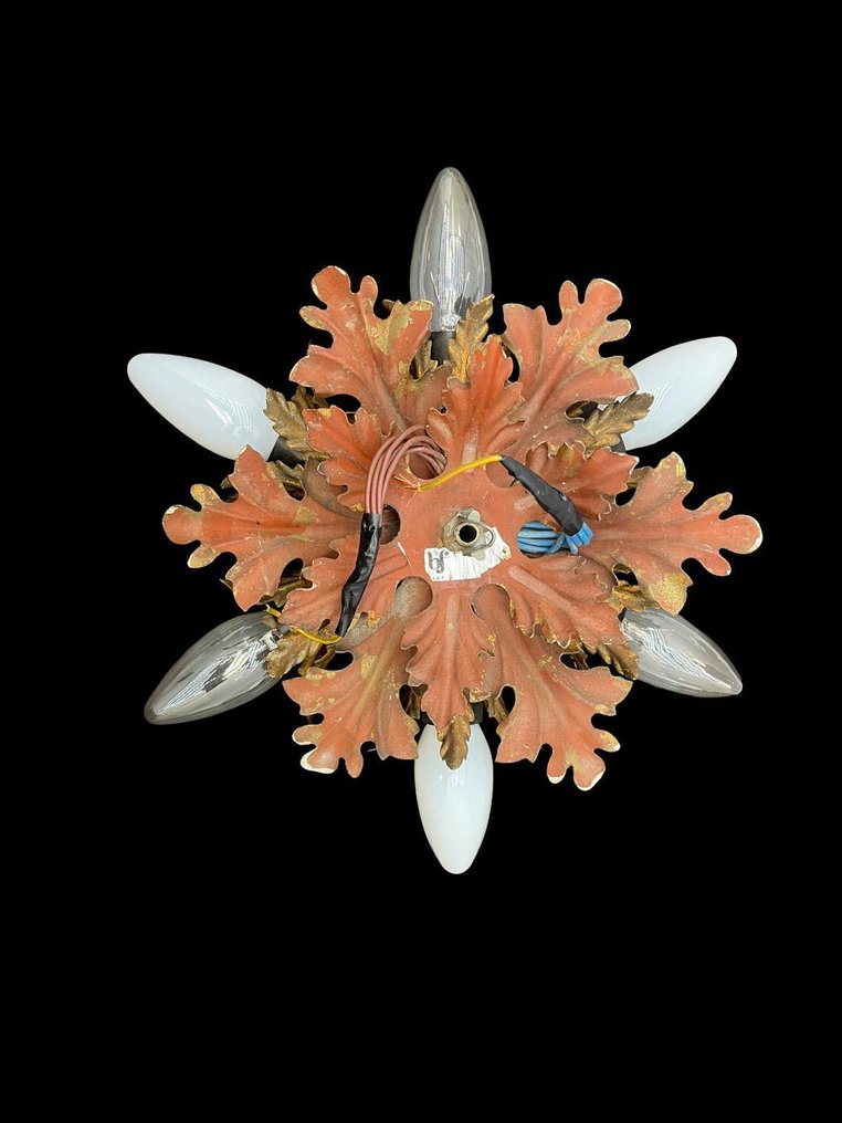 Banci Firenze - Flush mount ceiling lamp - wrought iron gold leaf #3.2