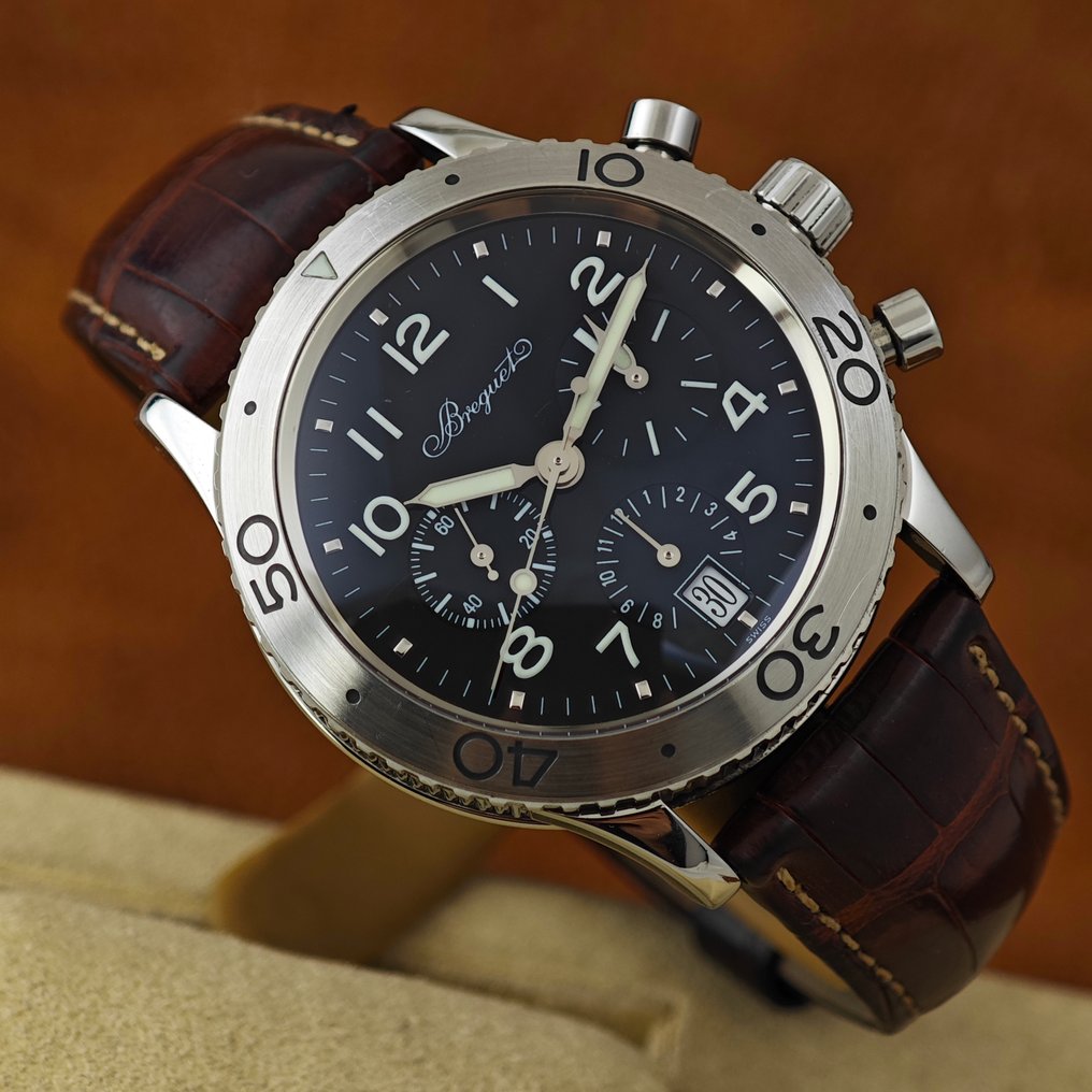 Breguet - Type XX Transatlantique Flyback Chronograph Date - No Reserve Price - Ref. 3820 - Men - 1990-1999 #1.0