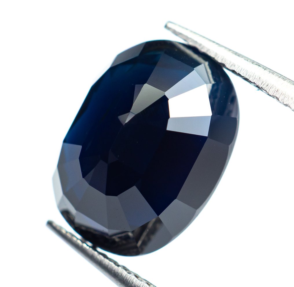 χωρίς τιμή ασφαλείας Ζαφείρι - 7.65 ct - Bellerophon Gemlab - Σκούρο Μπλε #4.3