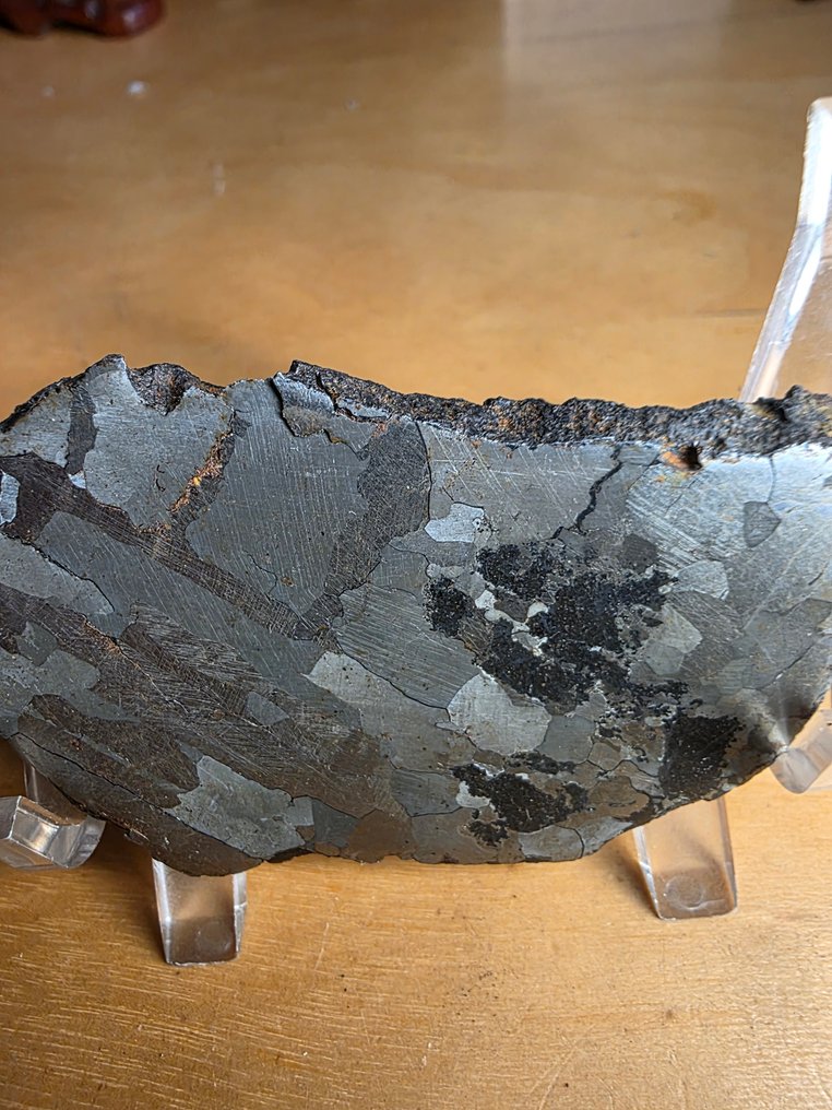 Campo del Cielo - Iron Meteorite - complete etchedslice - 102 g #3.2