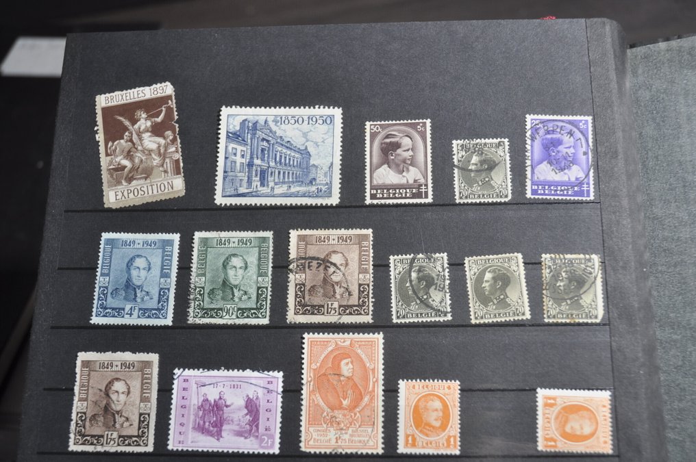 Belgium  - Rummage sale with all sorts of stock books and a folder (191 photos). #3.2