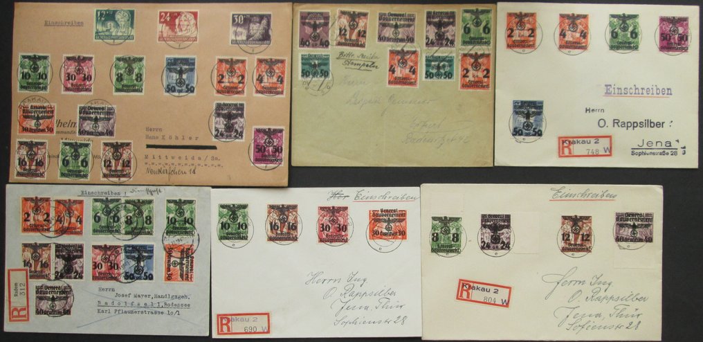 Saksan valtakunta 1940/1941 - Generalgouvernementin 6 kirjaa. #1.0