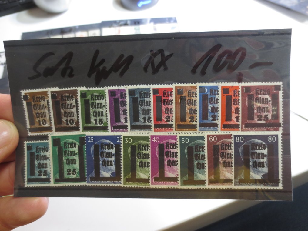 德国 - 本地邮政区 1945/1946 - 德国地方发行版收藏，全部未邮戳，状态良好，配有更好的句子。 #4.3