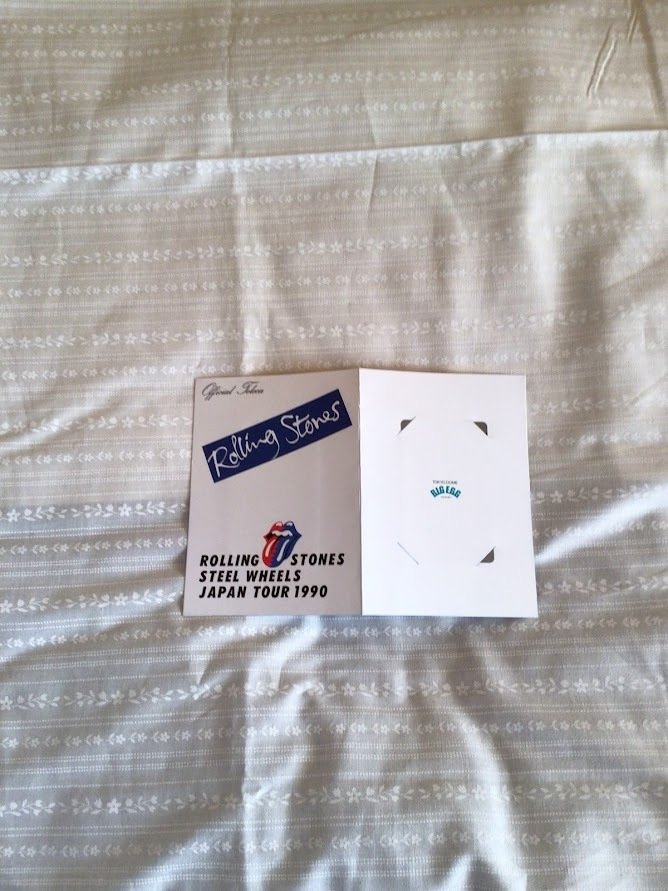 滚石乐队 - 1990套装:旅游手册 + 电话卡 + 门票存根 + 报纸剪辑 - 1990 #2.1