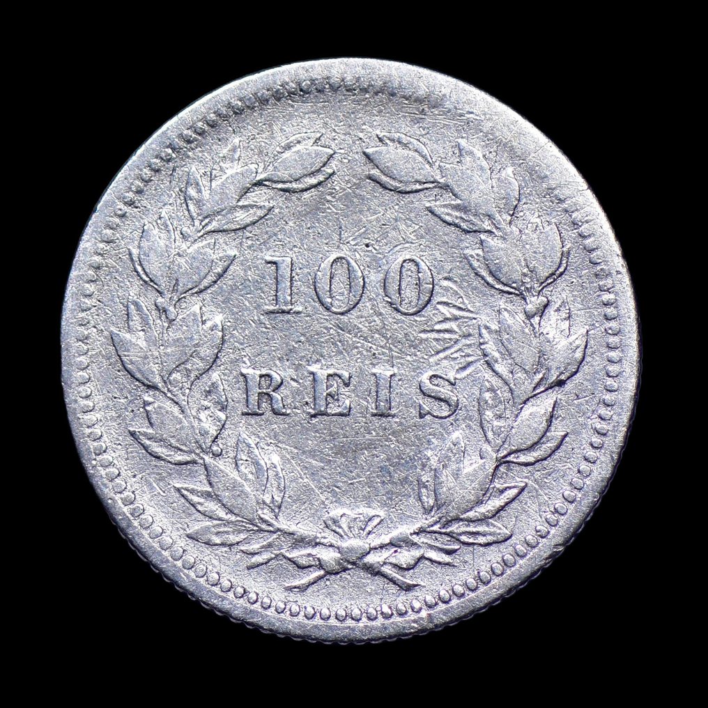 Portugal. D. Carlos I (1889-1908). 100 Reis 1894 - Escassa #1.0