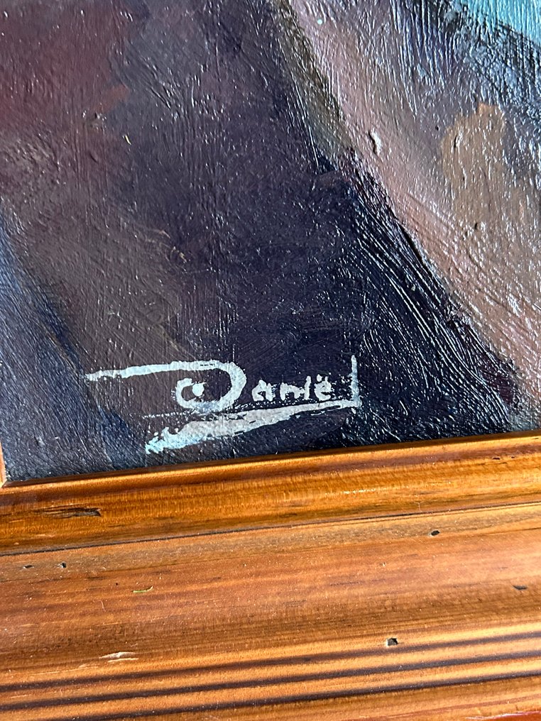 Daniël Ghijs (1923 - 2013) - Stilleven met klompen , dekselpot en aardappels . #2.1