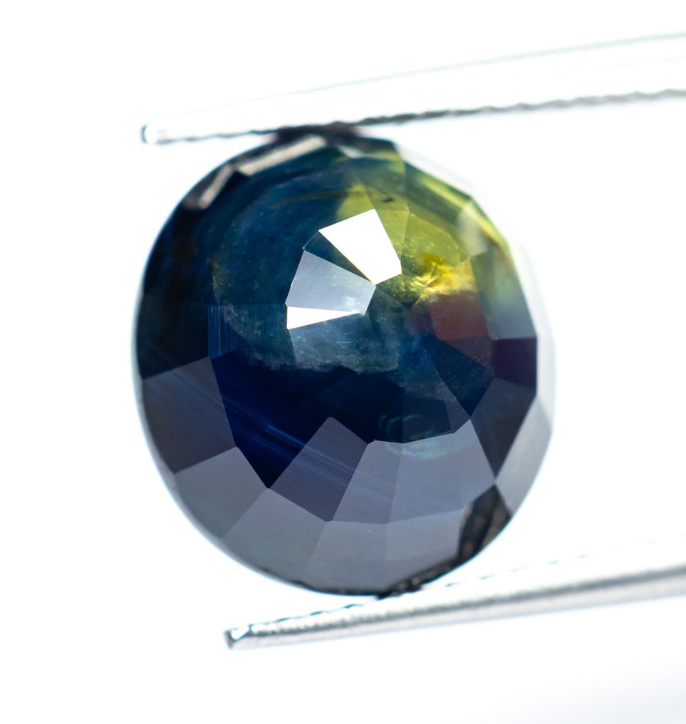 No reserve price Sapphire - 9.48 ct - Bellerophon Gemlab - Multicolour #3.2