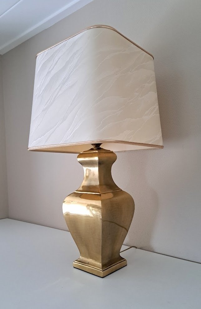 Table lamp - Decorative Brass Table Lamp - 70 cm high - 4.2 kg #1.0