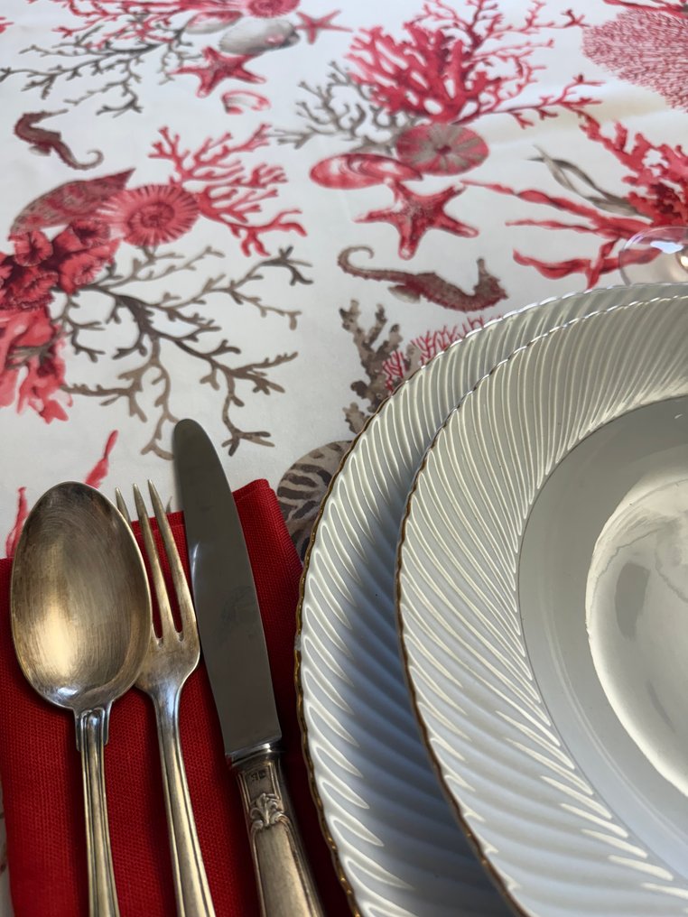 Venetian San Leucio obrus morski - Obrus - 2.94 m - 1.4 m #1.0