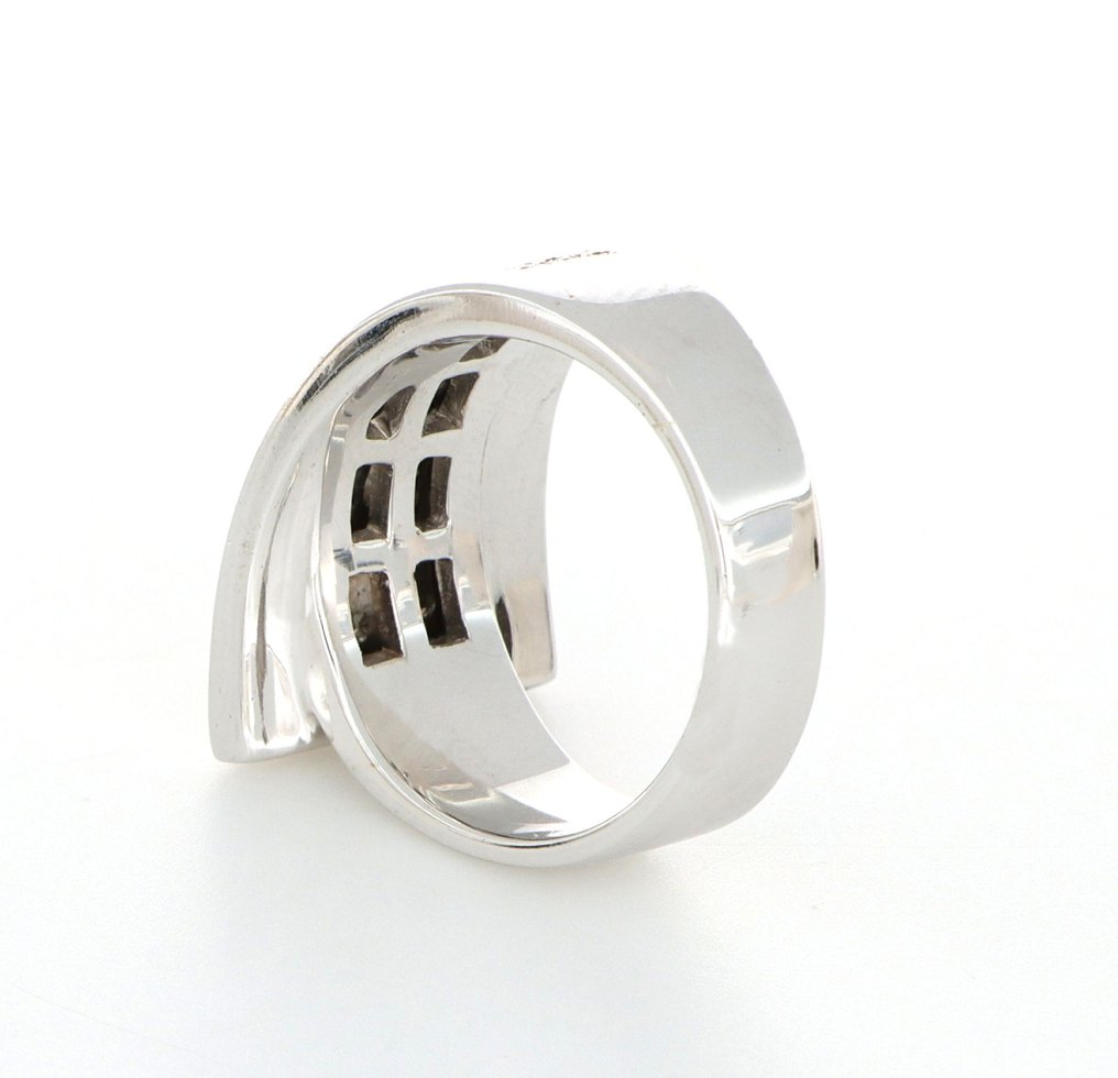 没有保留价 - 戒指 - 18K包金 白金 - 0.54ct. tw. 钻石 (天然) #3.2