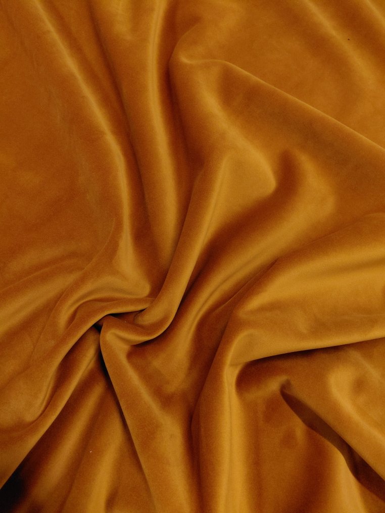 Lusso Caramello – Velluto di Alta Qualità (Fine Pezza) - Upholstery fabric - 140 cm - 140 cm #1.0