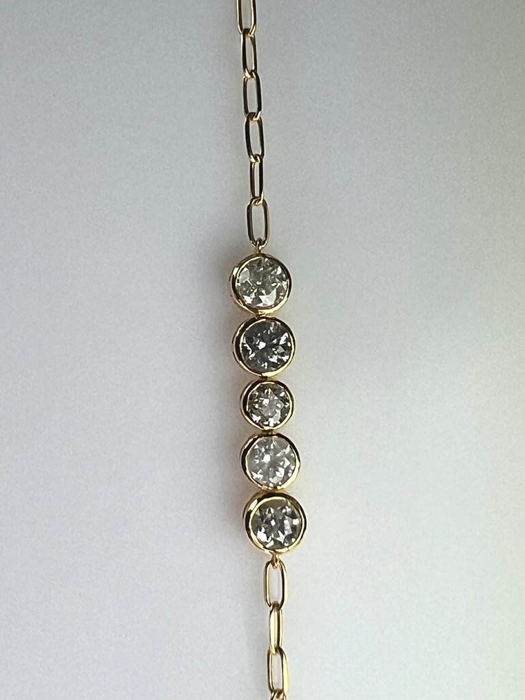 Ei pohjahintaa - Rannekoru - 14 kt. Keltakulta - 2.41ct. tw. Timantti (Luonnollinen) - G-H - Mies & Nainen #1.0