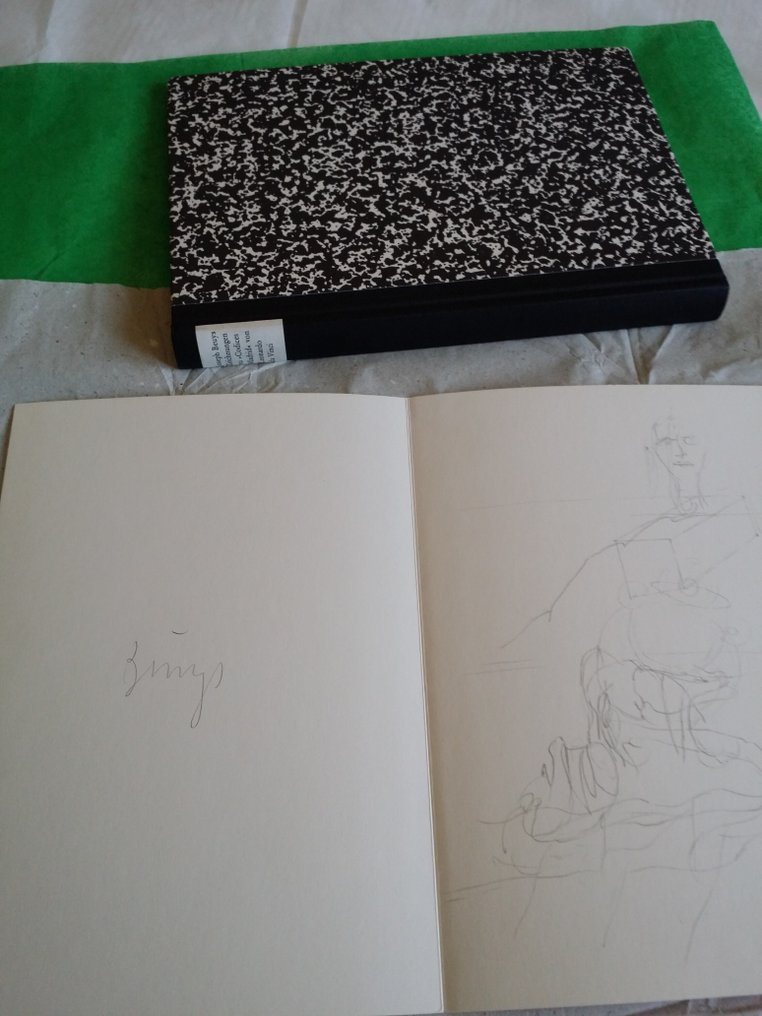 Joseph Beuys (1921-1986) - Madrid Codex von Leonardo da Vinci with hansigned lithograph. #1.0