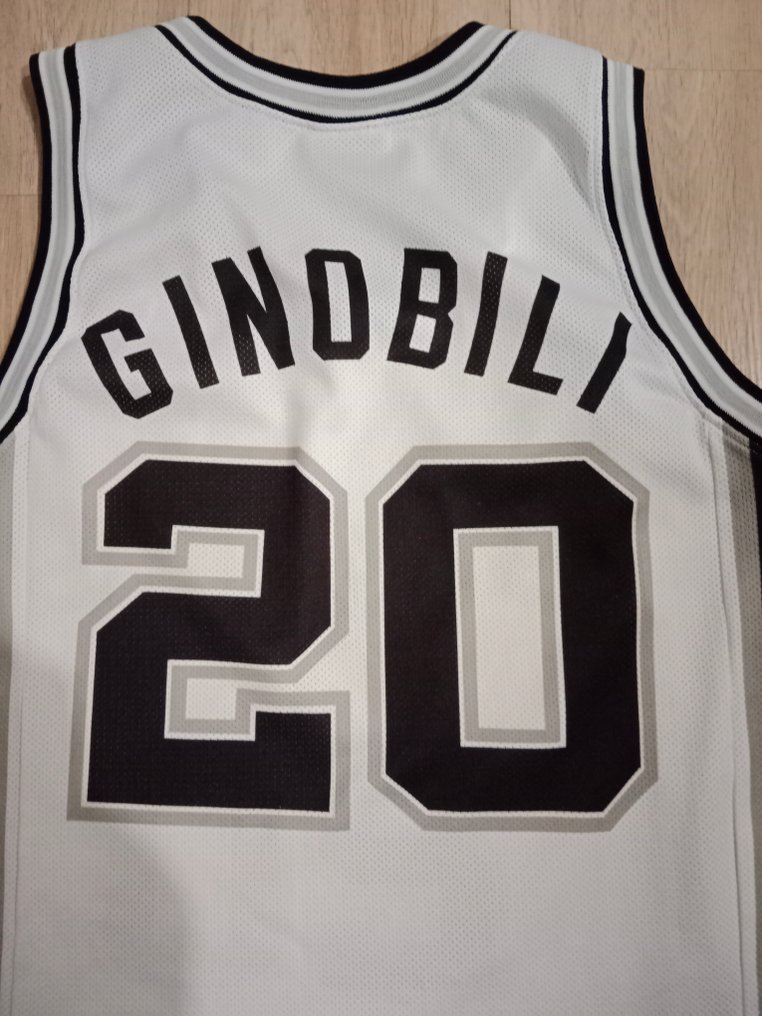 San Antonio Spurs - 國家籃球協會 - Manu Ginóbili - 2002 - 籃球運動衫 #3.2