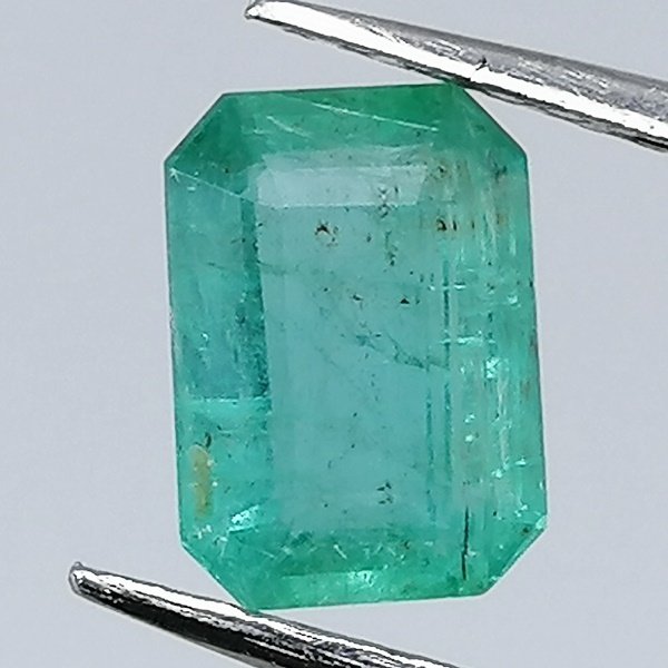 1 pcs  Grøn Smaragd  - 0.77 ct - Instituto Gemólogico Español (IGE) - Minor Oil #1.0