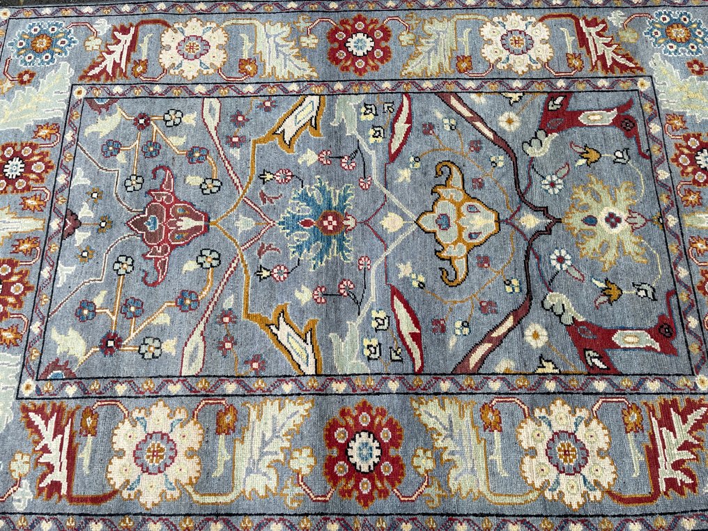 Afghan Art Deco Ziegler - new - unused - hand-knotted - wool - new - Carpet - 184 cm - 124 cm #2.1