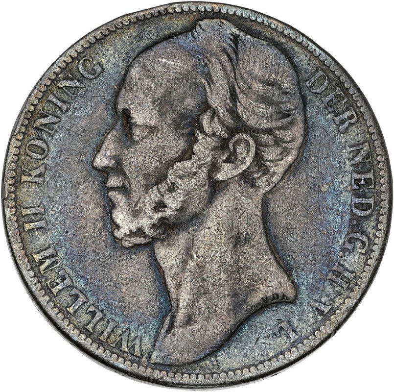 荷兰. 威廉二世. 1 Gulden 1845  (没有保留价) #1.0