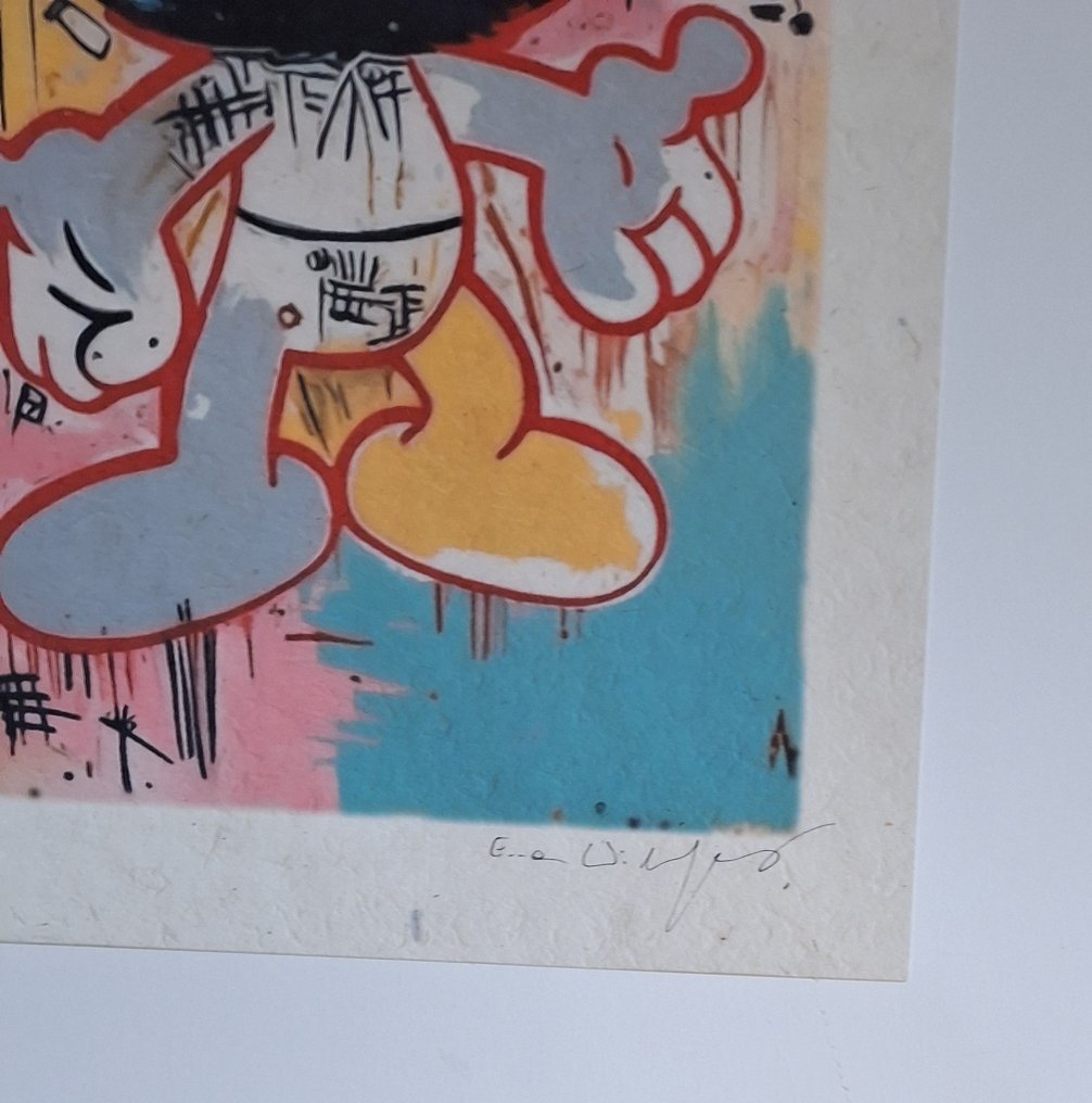 Emma Wildfang - Papa Smurf "Tribute series - Icons Reimagined "Jean-Michel Basquiat" #2.1