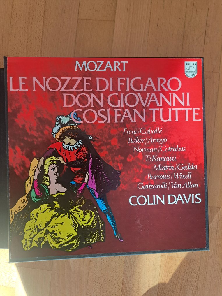 Mozart - Flere artiser - Don Giovanni, Cosi Fan Tutte, Figaro - Flere titler - LP-boks sett - 1st Stereo pressing - 1971 #2.1