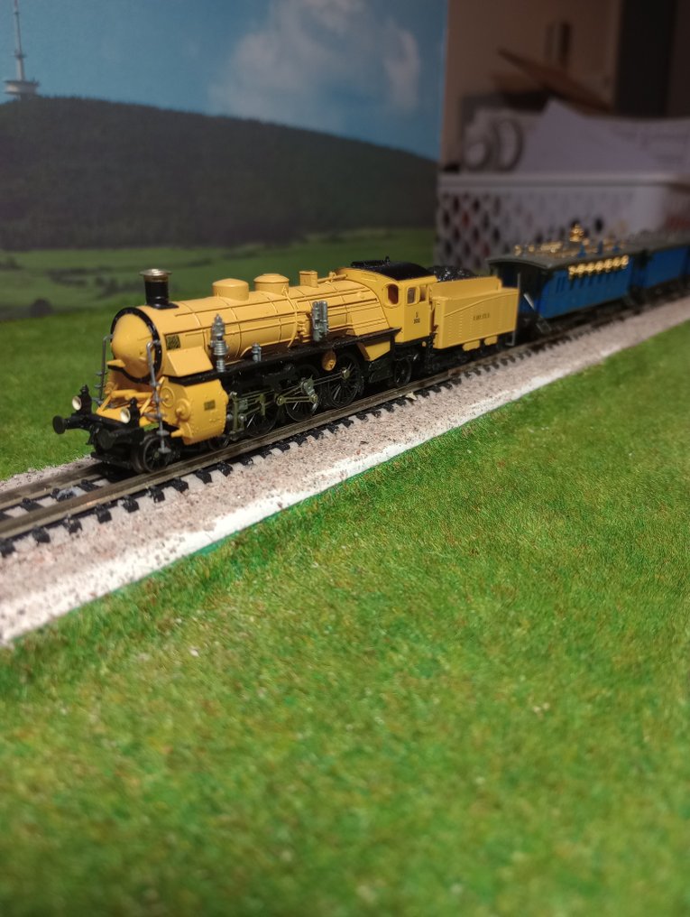 Arnold N - Comboio individual (2) - S3/6 com 'Königlich bayrischer Hofzug' set, com certificado. - K.Bay.Sts.B #2.1