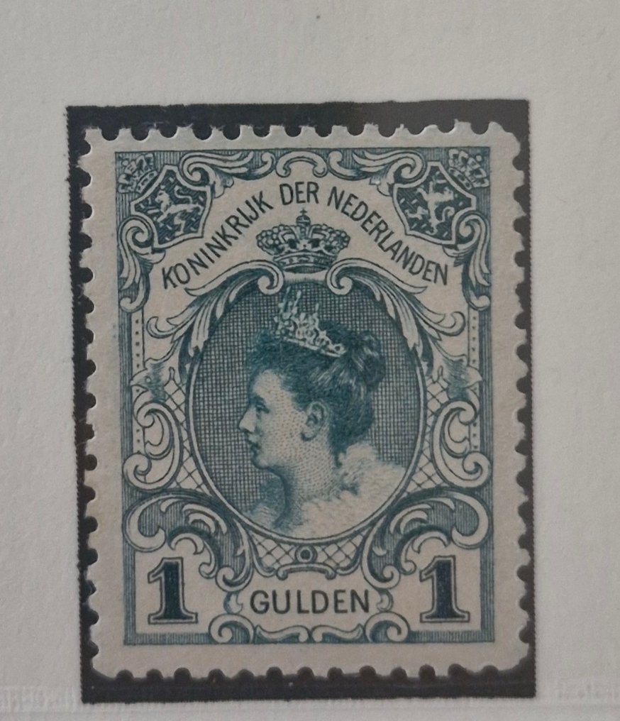 Nederland 1898/1898 - Inhuldigingszegel Koningin Wilhelmina - NVPH 49 #1.0