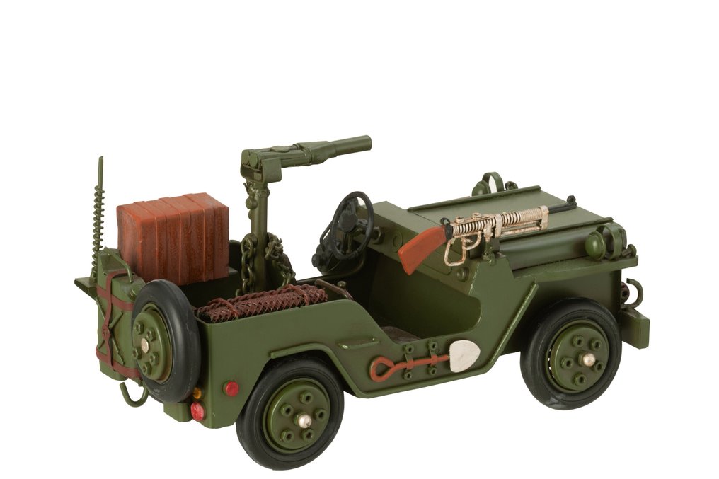 装饰饰品 - 金属艺术品 军用吉普车 #2.1